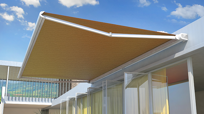 toldo extensible jardín
