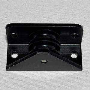 polea esquinera pérgola lacado negro