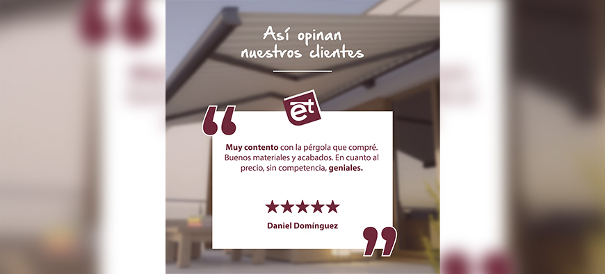opiniones comprar pérgola online