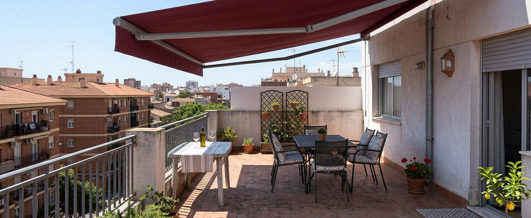 toldos en terraza