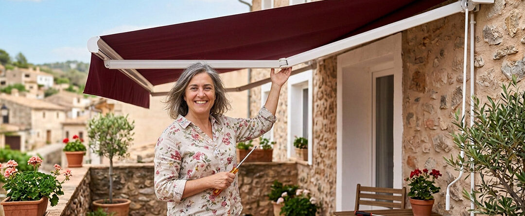 cambio textil toldo y pérgola